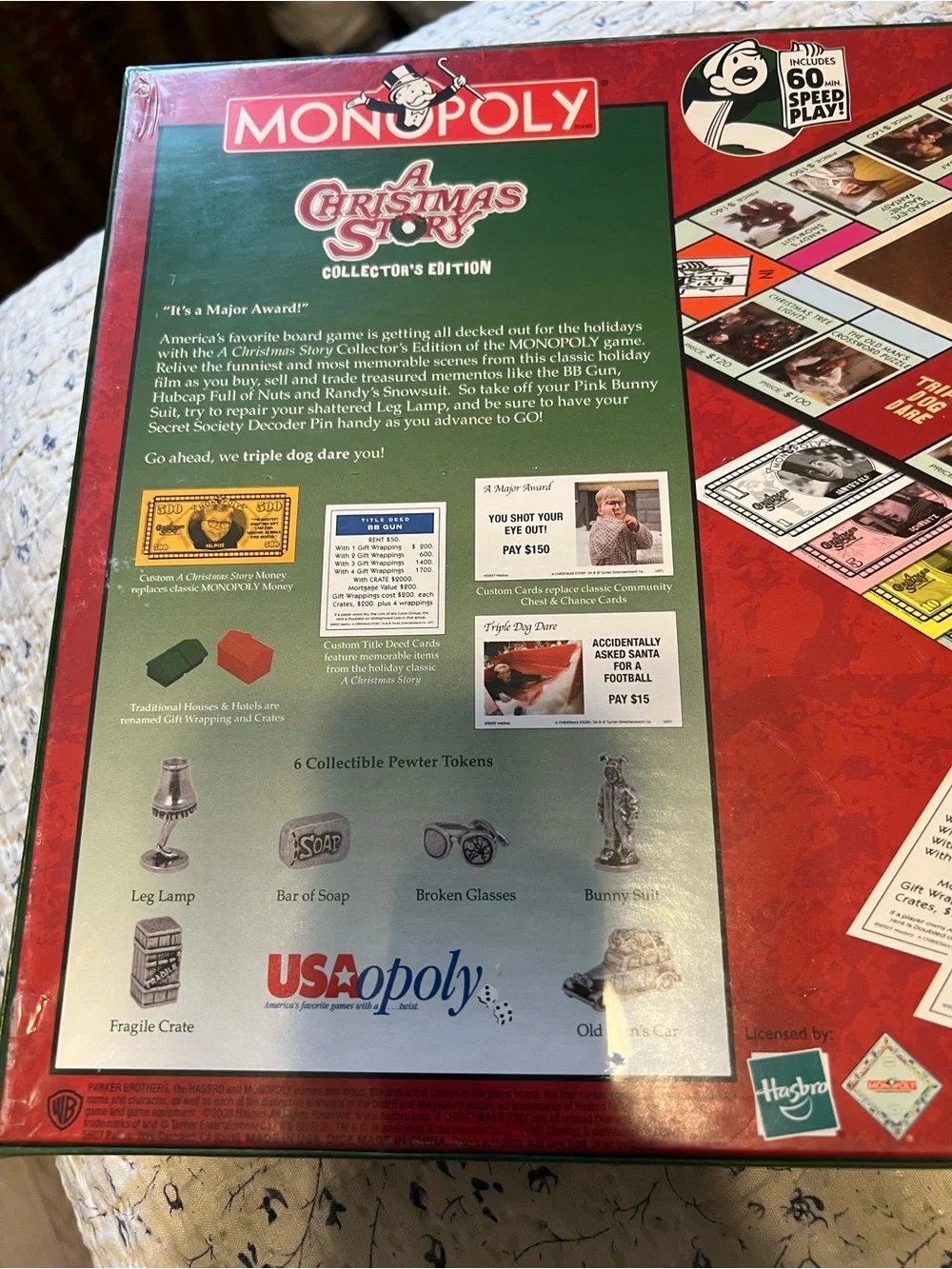 Monopoly A Christmas Story Board Game Collectors Edition Factory Sealed New